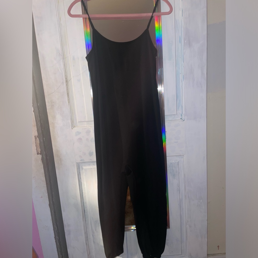 Black one peice jumpsuit
